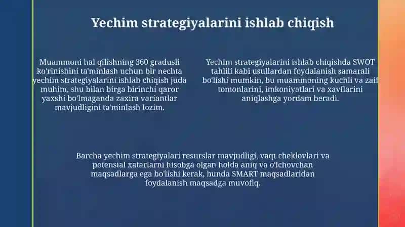 Muammoli vaziyatlar va ularning yechimlari 4