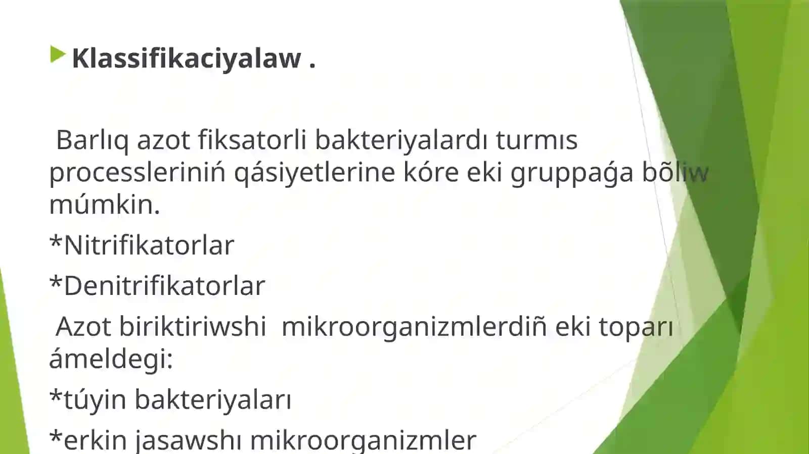 Azotõzlestiriwshi bakteriyalar 4