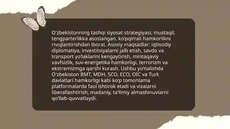 O'zbekiston va jahon hamjamiyati 4