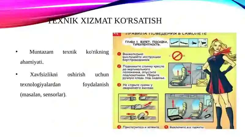 Xizmat ko'rsatish jarayonida yo’lovchilarning xavfsizligi 4
