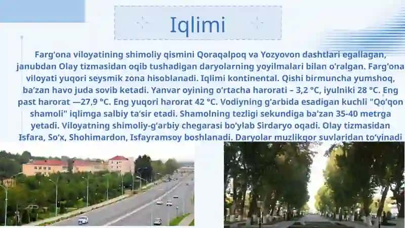 Farg'ona viloyati haqida 4