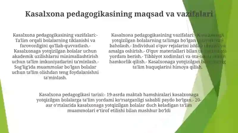 Kasalxona Pedagogikasi 4