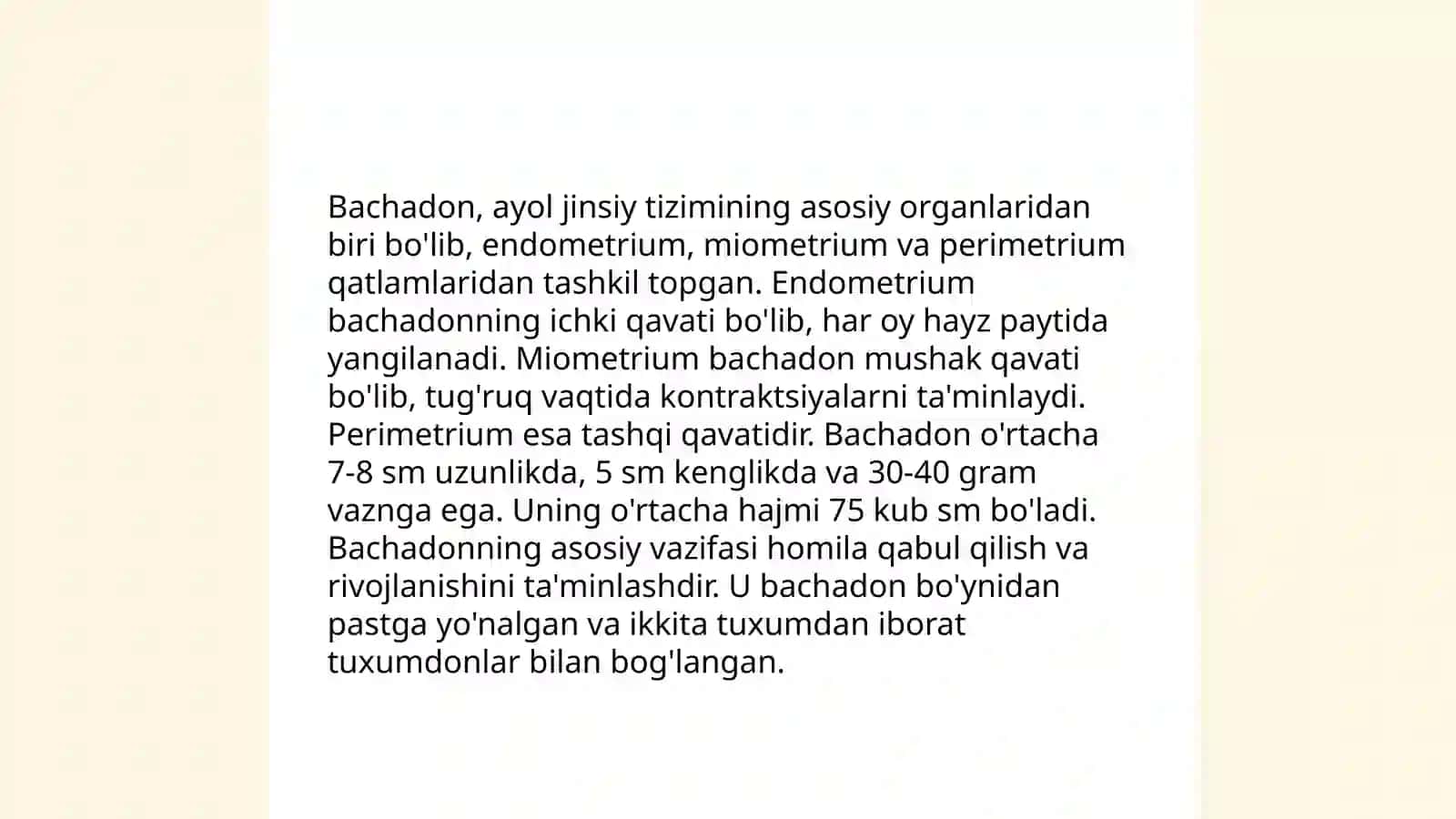 Ayollar jinsiy tizimi anatomiyasi 4