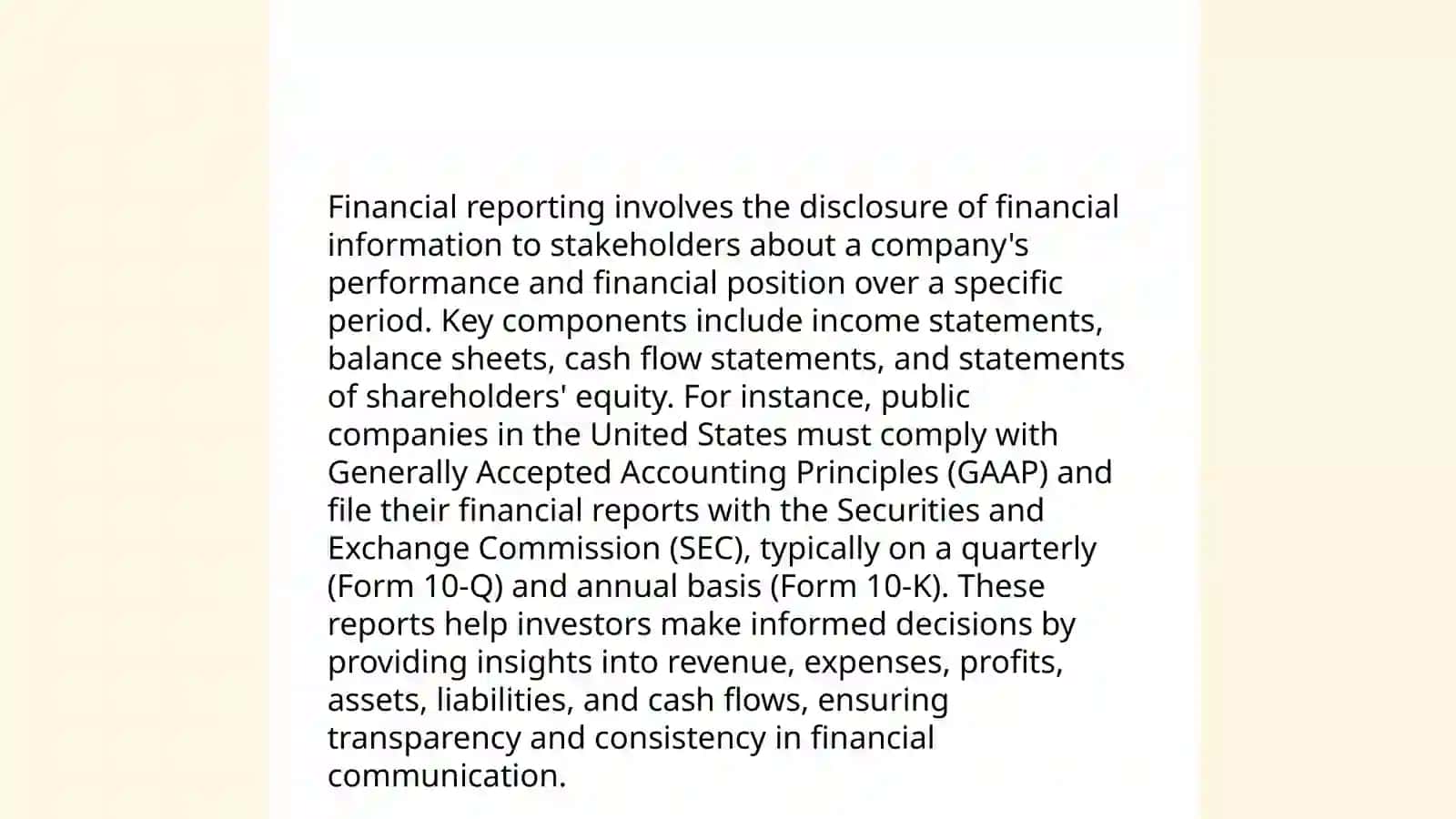 Financial Resume 4
