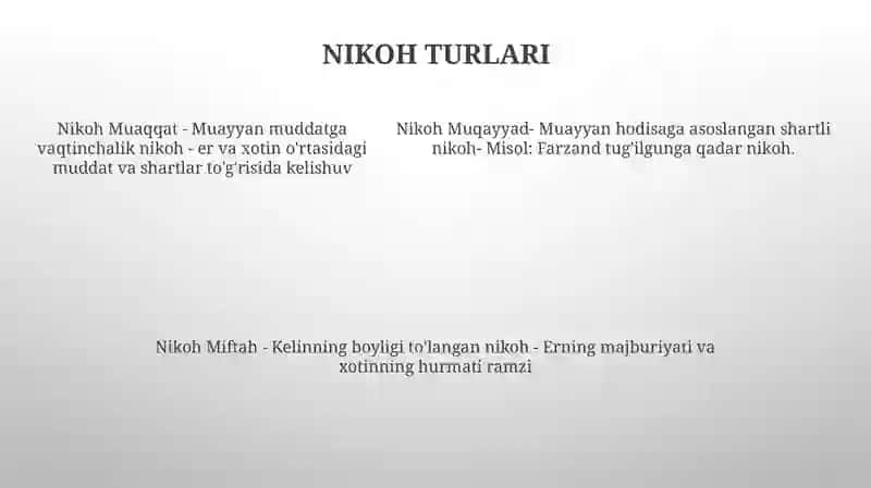 Nikoh Va Ajralish 4