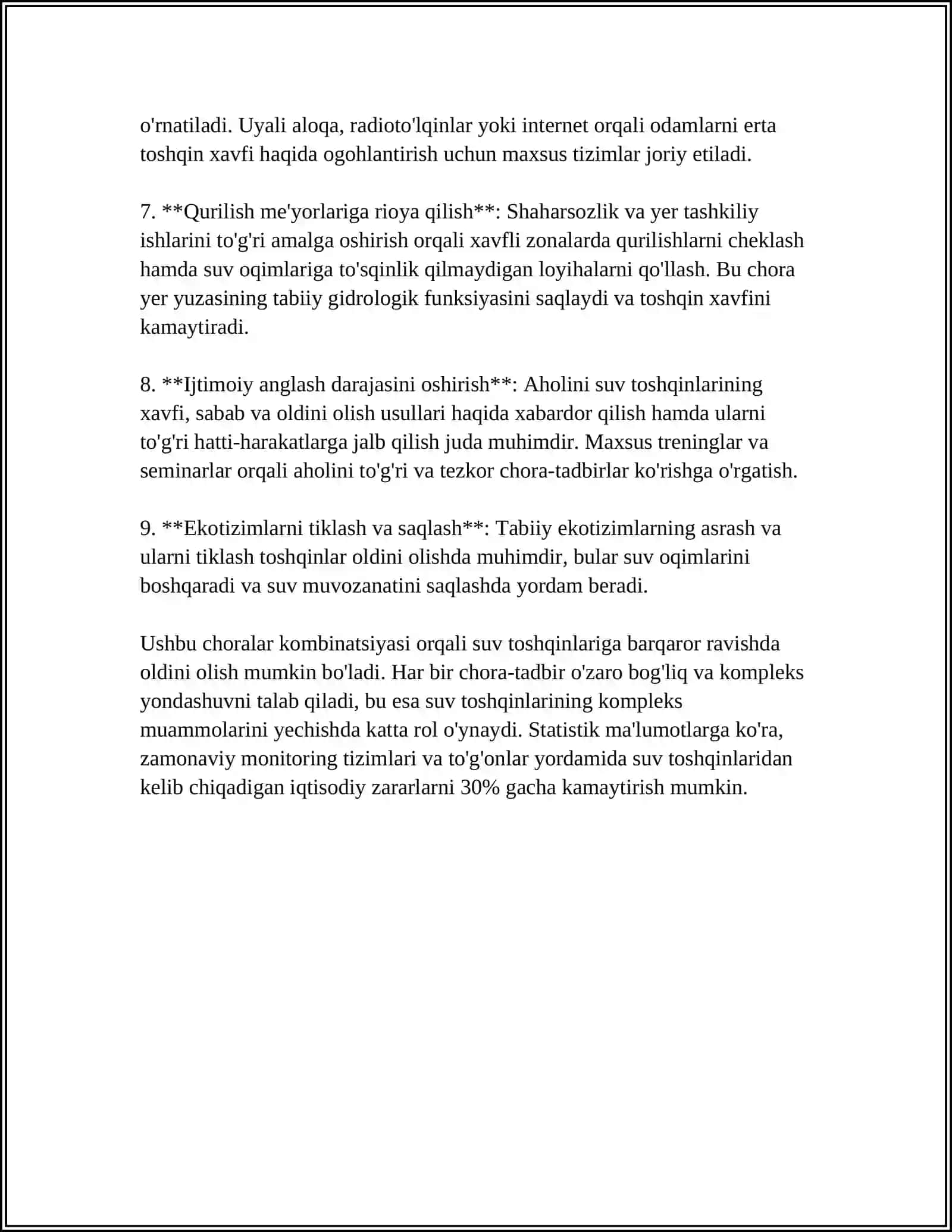 IFLOSLANISHNING OLDINI OLISH BO'YICHA YICHA REAL VAQTDA TAHLIL 4