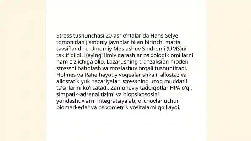 Stress va uning xususiyati 4