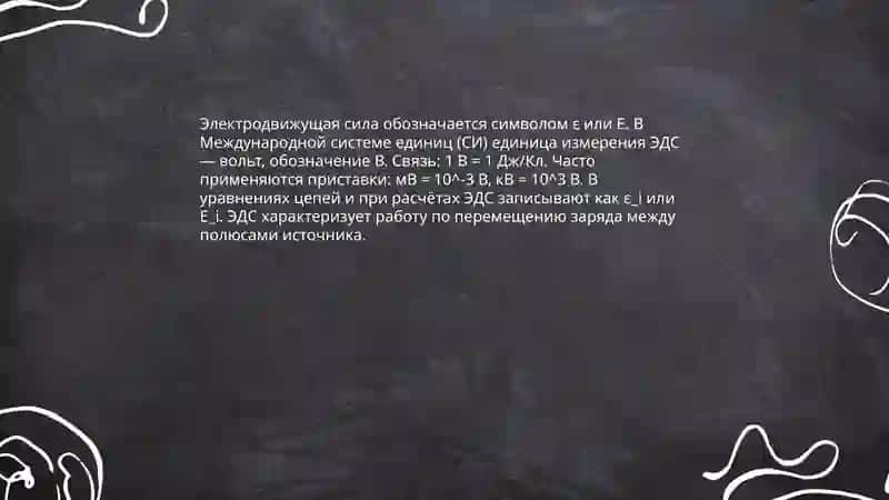 Электродвижущая сила 4