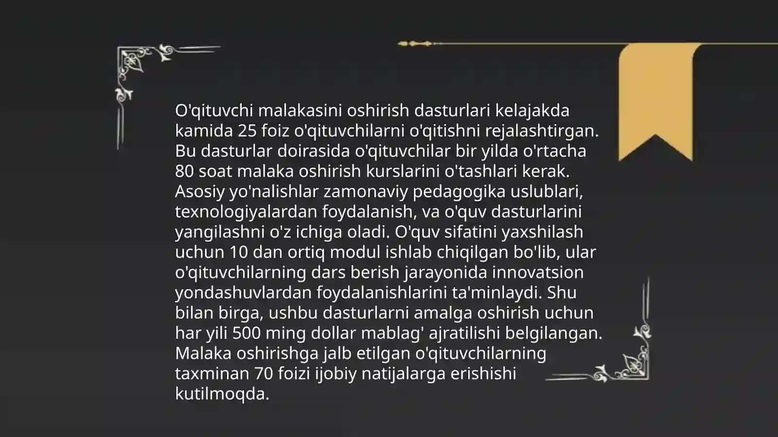 Ta'lim sifatini oshirish usullari 4