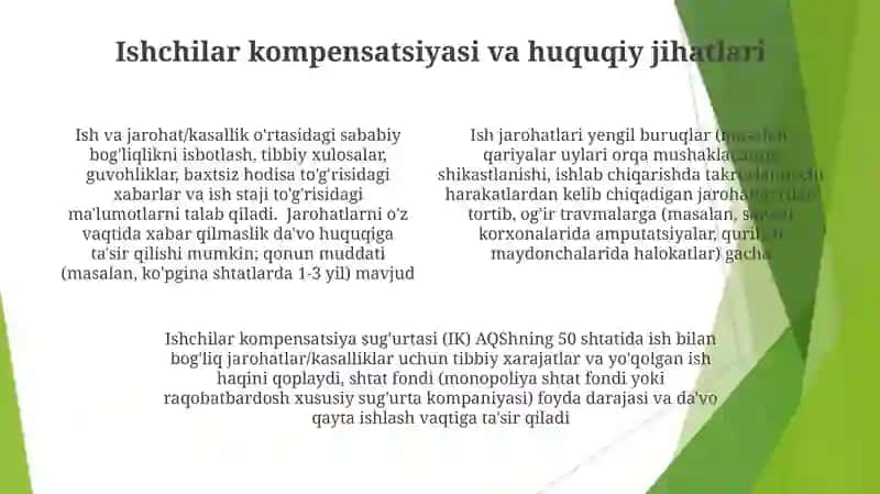 Jarohatlanish va Kasbiy kasalliklar 4