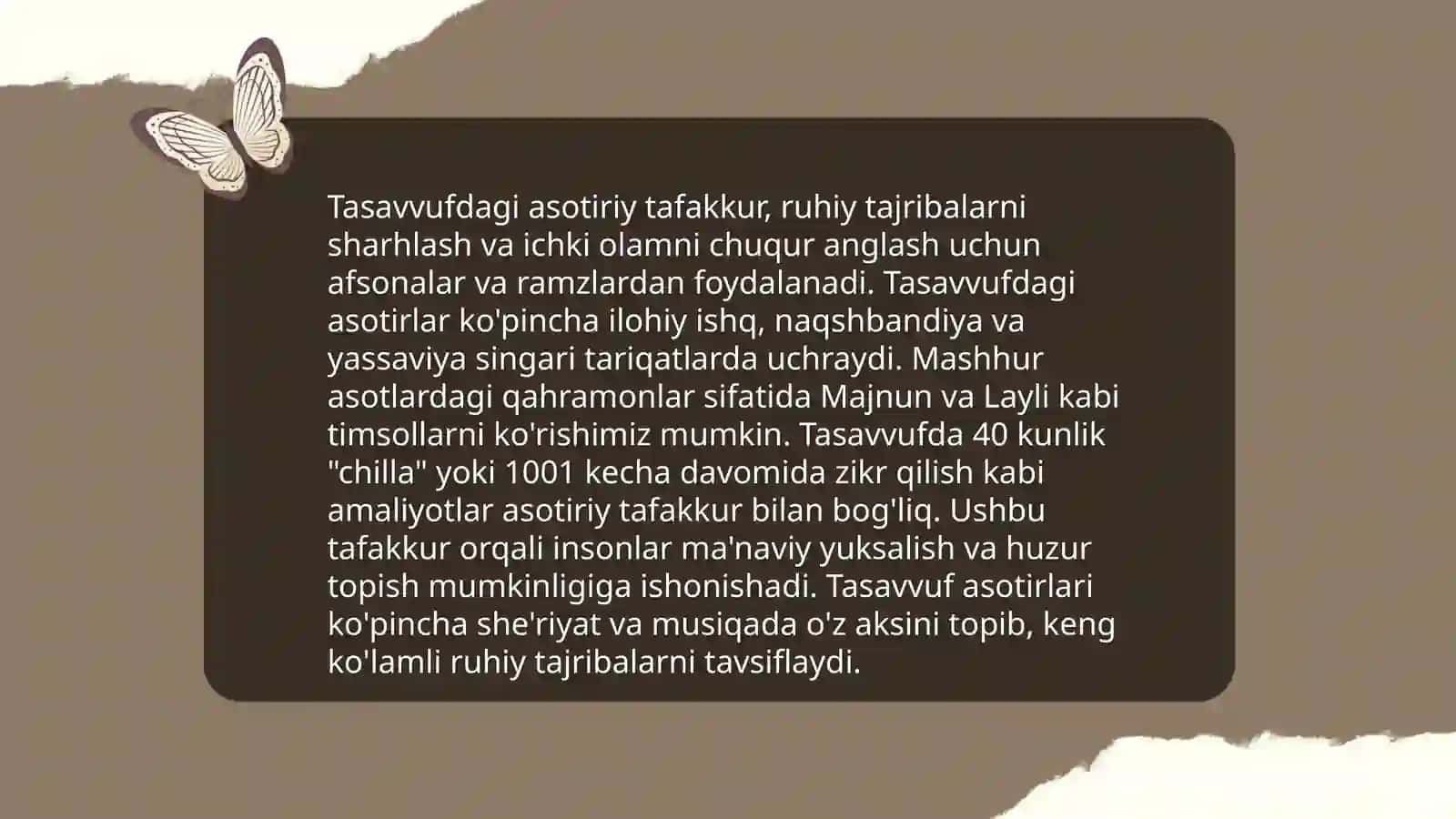 Tasavvuf ta'limitining sharq madaniyatiga ta'siri 4