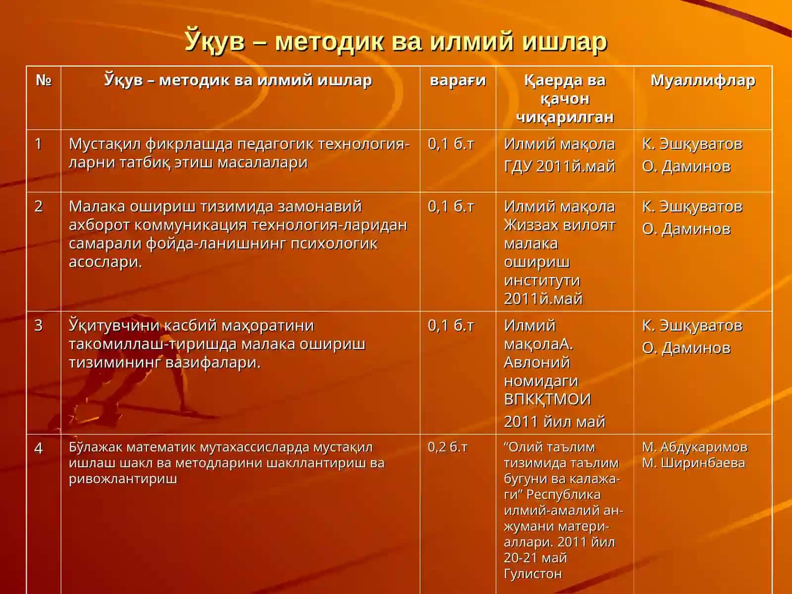 Таълим вазирига хизмат қилувчи кадрлар 4