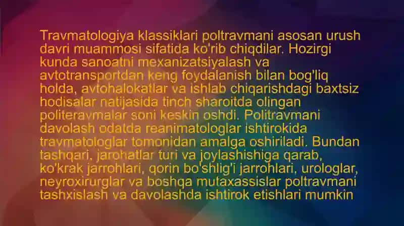 Politravmalarda tekshirish taktikasi 4