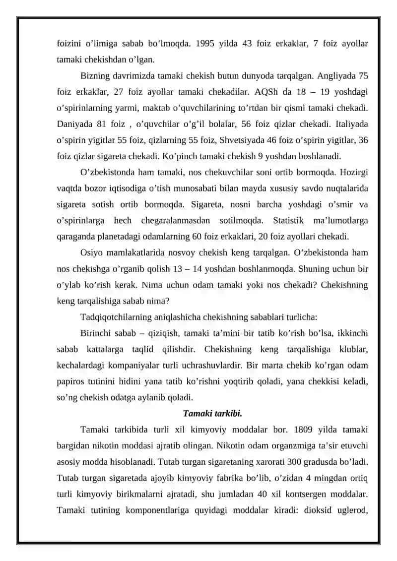 Zararli odatlar salomatlik kushandasi 4
