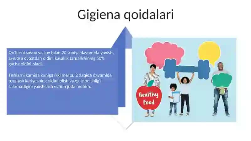 Ilk yoshdagi bolalarda sog'lom turmush tarzini shakllantirish 4