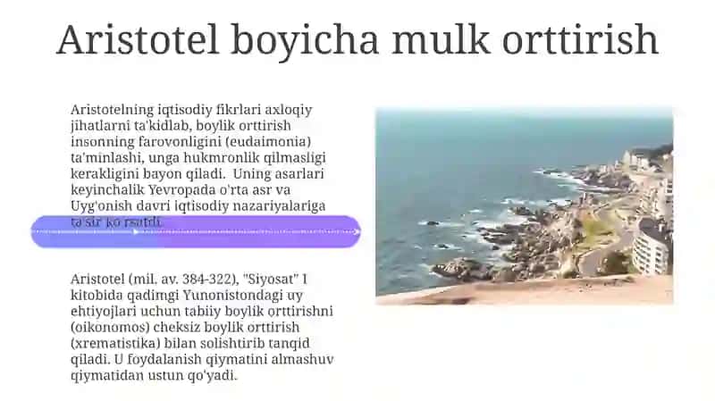 Aristotelning iqtisodiy qarashlari 4