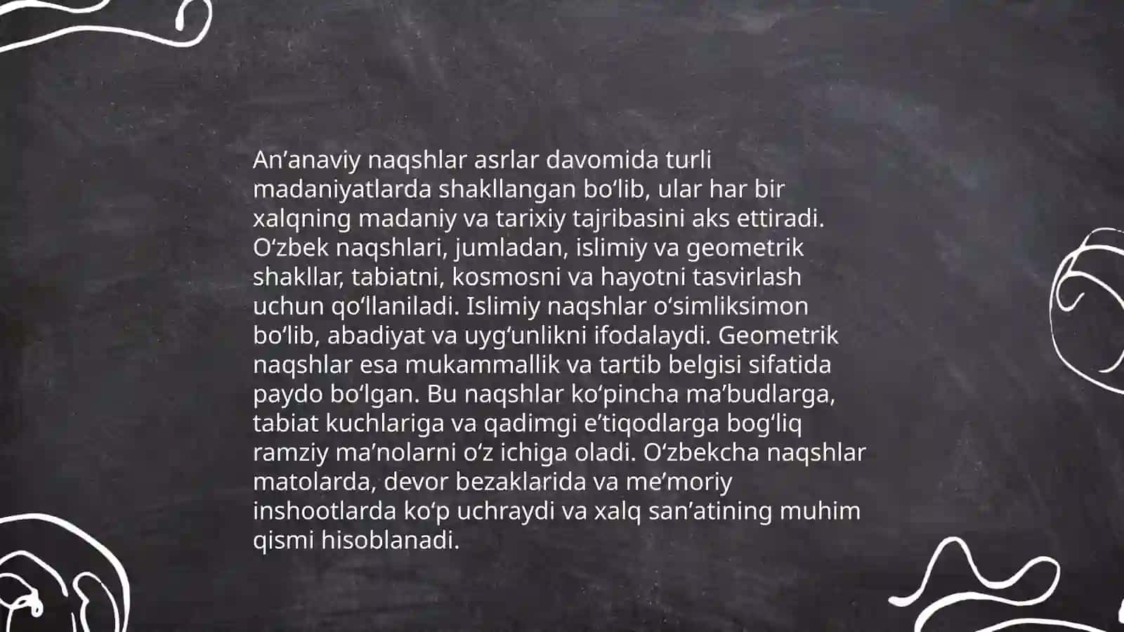 Naqsh elementlari va bezash usullari 4