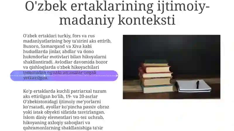 O'zbek xalq ertaklarining o'rganilishi 4