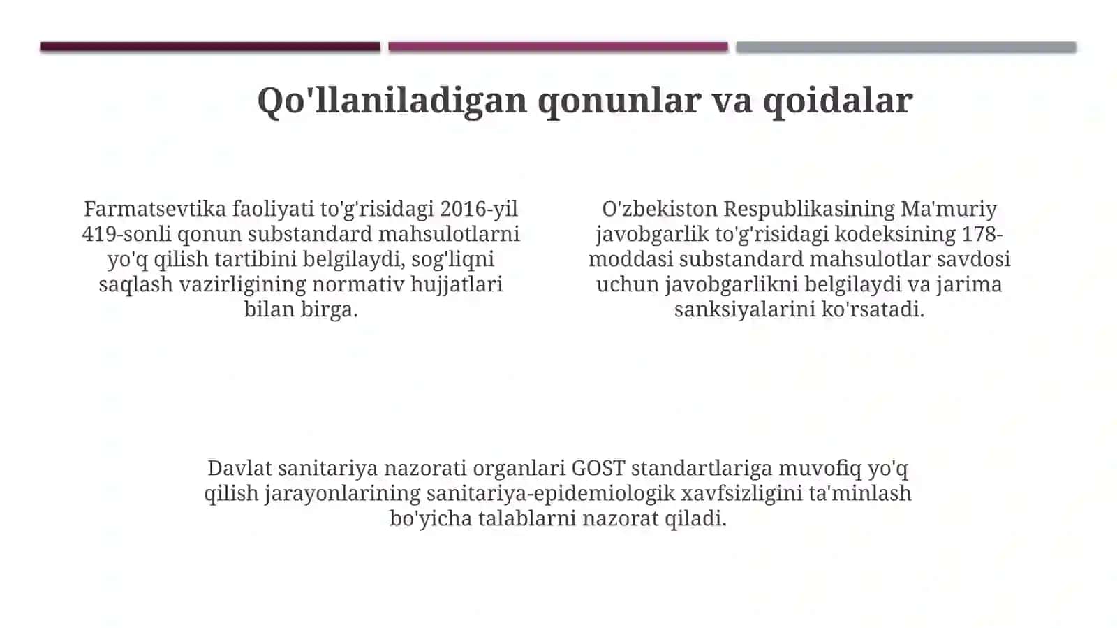Nostandart dori vositalari va tibbiy buyumlarni yo‘q qilish tartibi 4