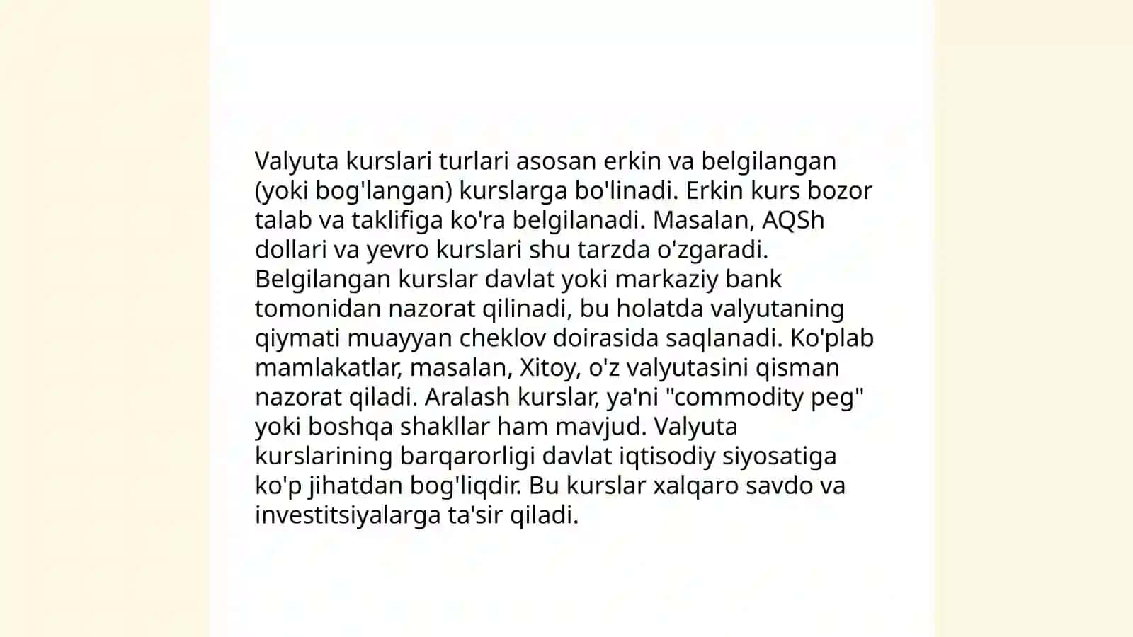 Xalqaro valyuta tizimi 4