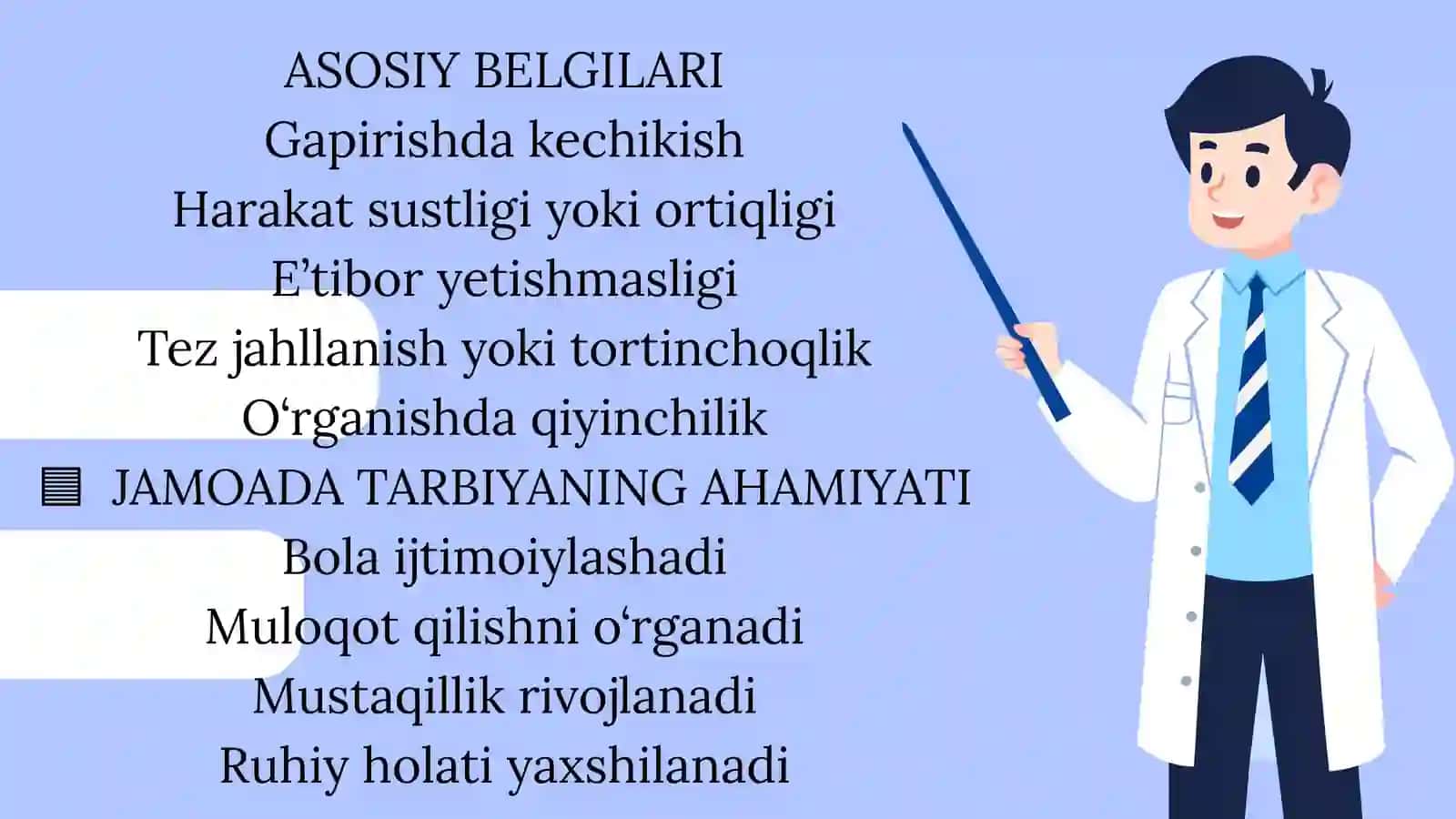 Rivojlanishda oʻzgarishlar bolaning tarbiyasi 4