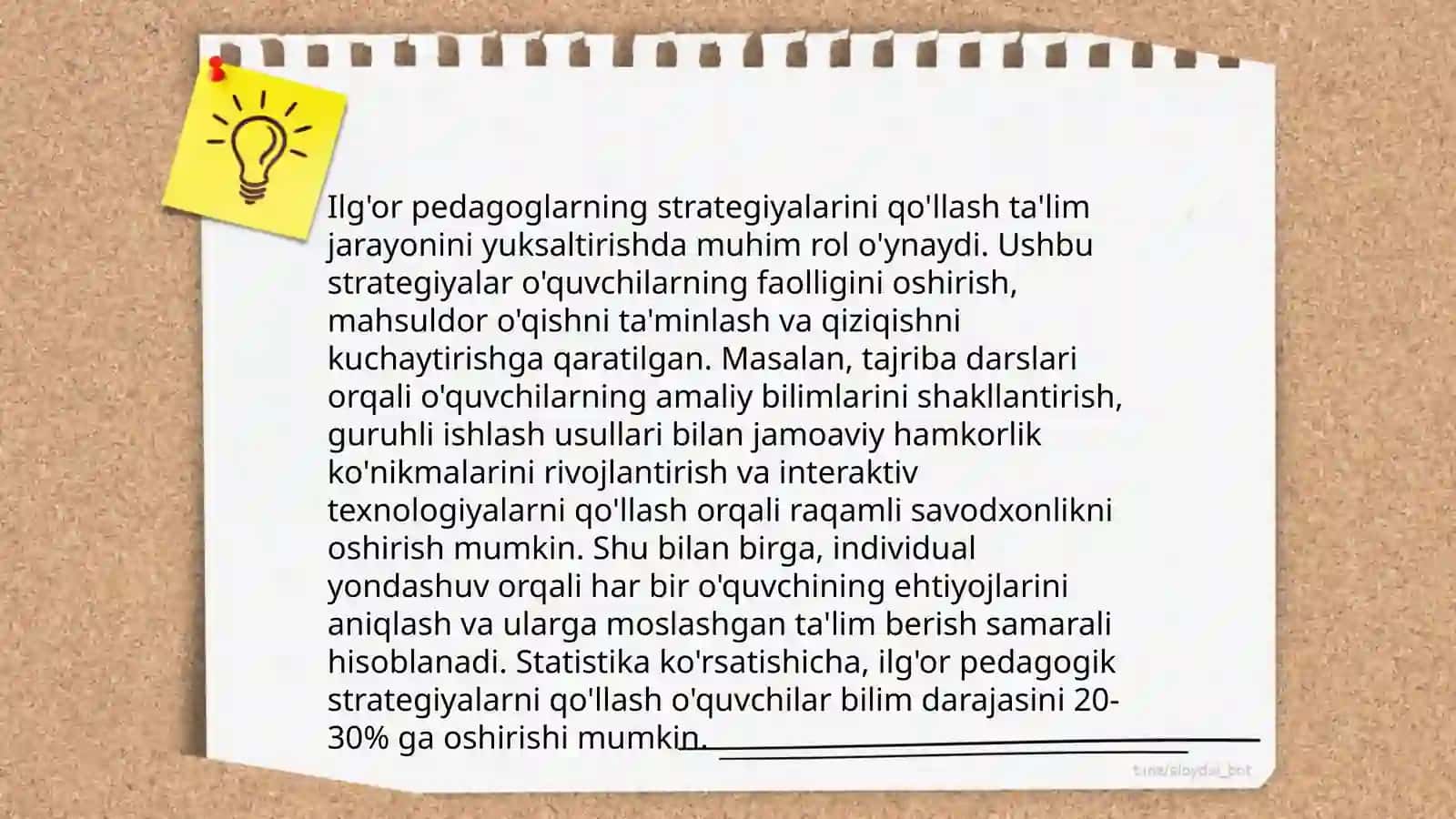 Zamonaviy pedagogik yondashuvlar bilan tanishuv 4