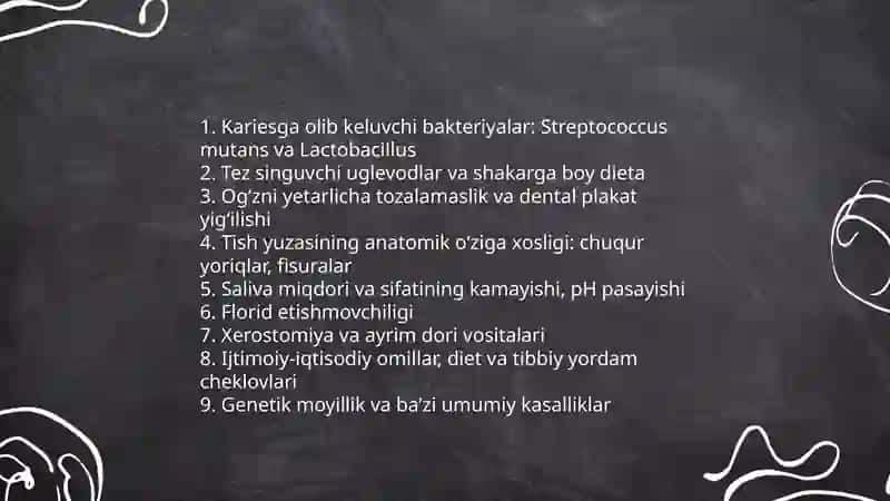 Karies haqida tushuncha 4