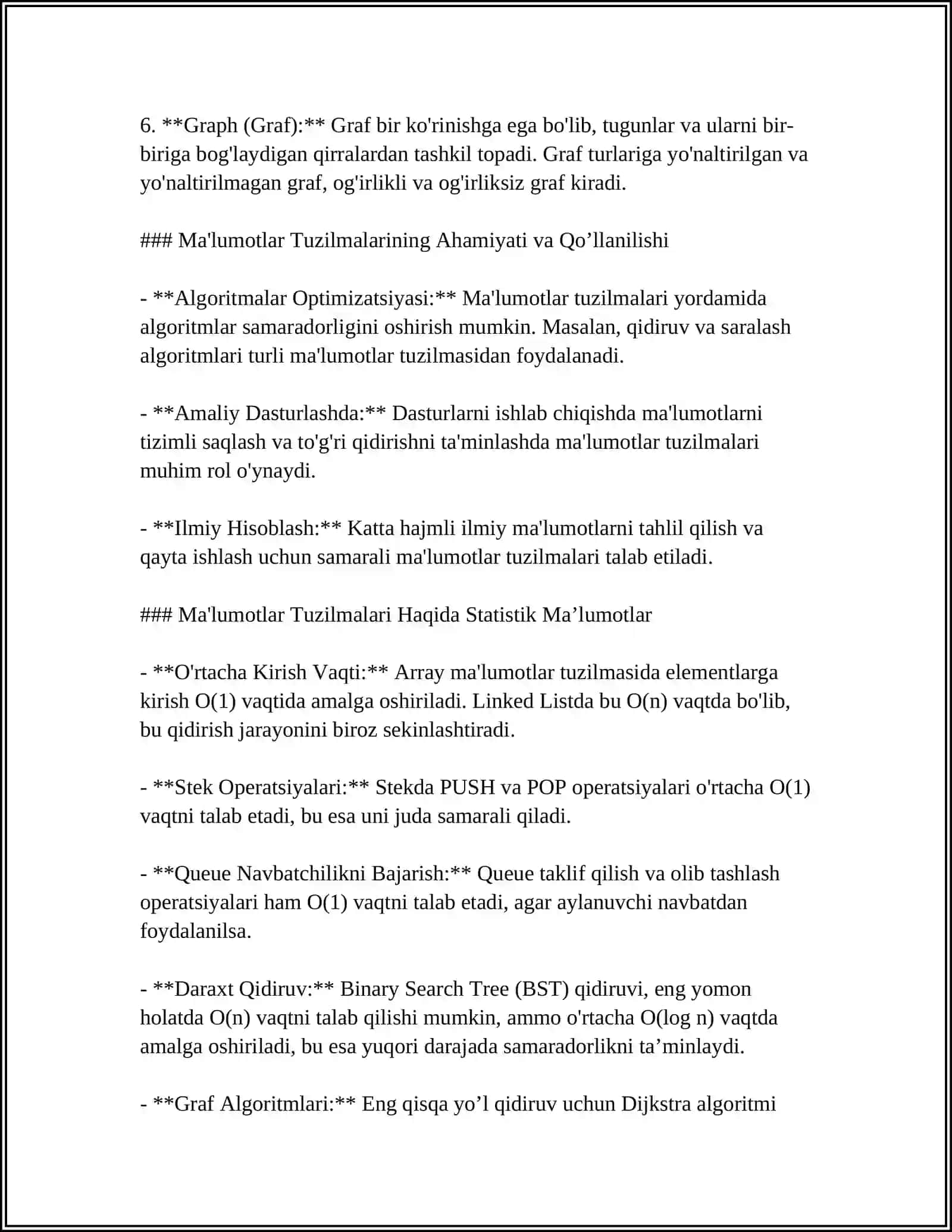 TARMOQLANUVCHI ALGORITMLAR 4