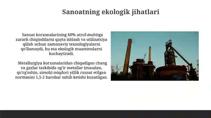 Oʻzbekistonda metallurgiya sanoati 4