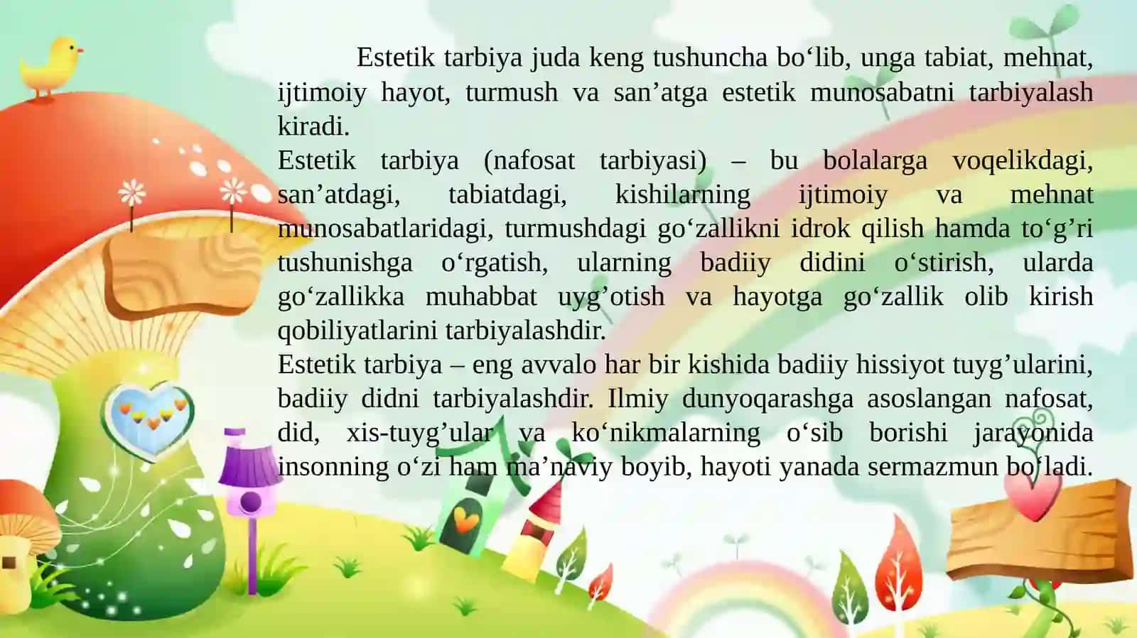 Maktabgacha yoshdagi bolalarning estetik (nafosat) tarbiyasi 4