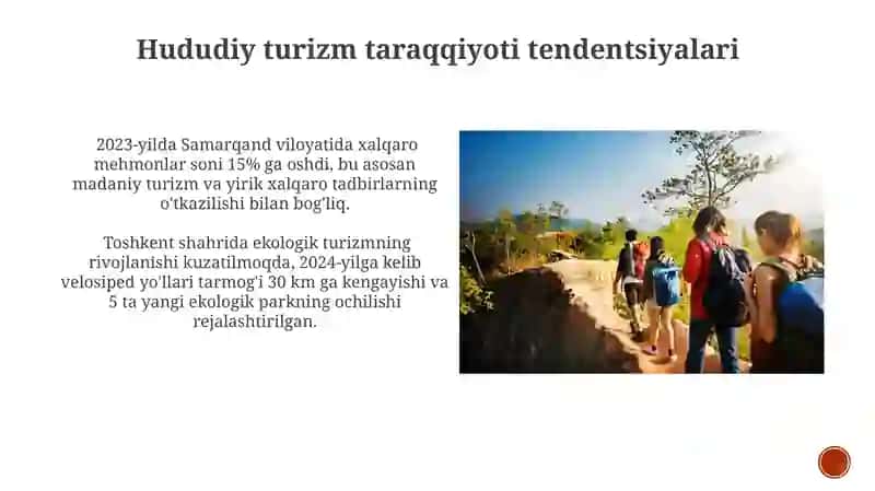 Turizmning rivojlanish tendensiyalari 4