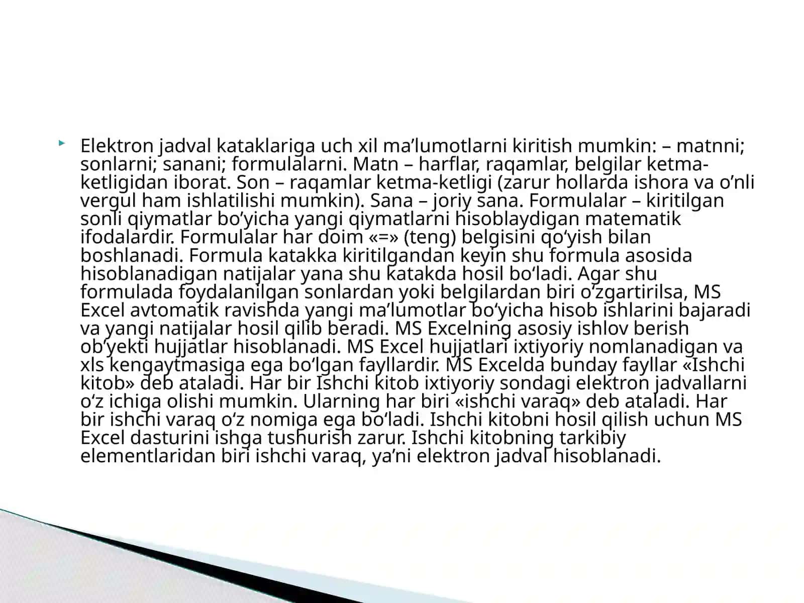 Iqtisodiyotda AKT fanidan mustaqil ish 4