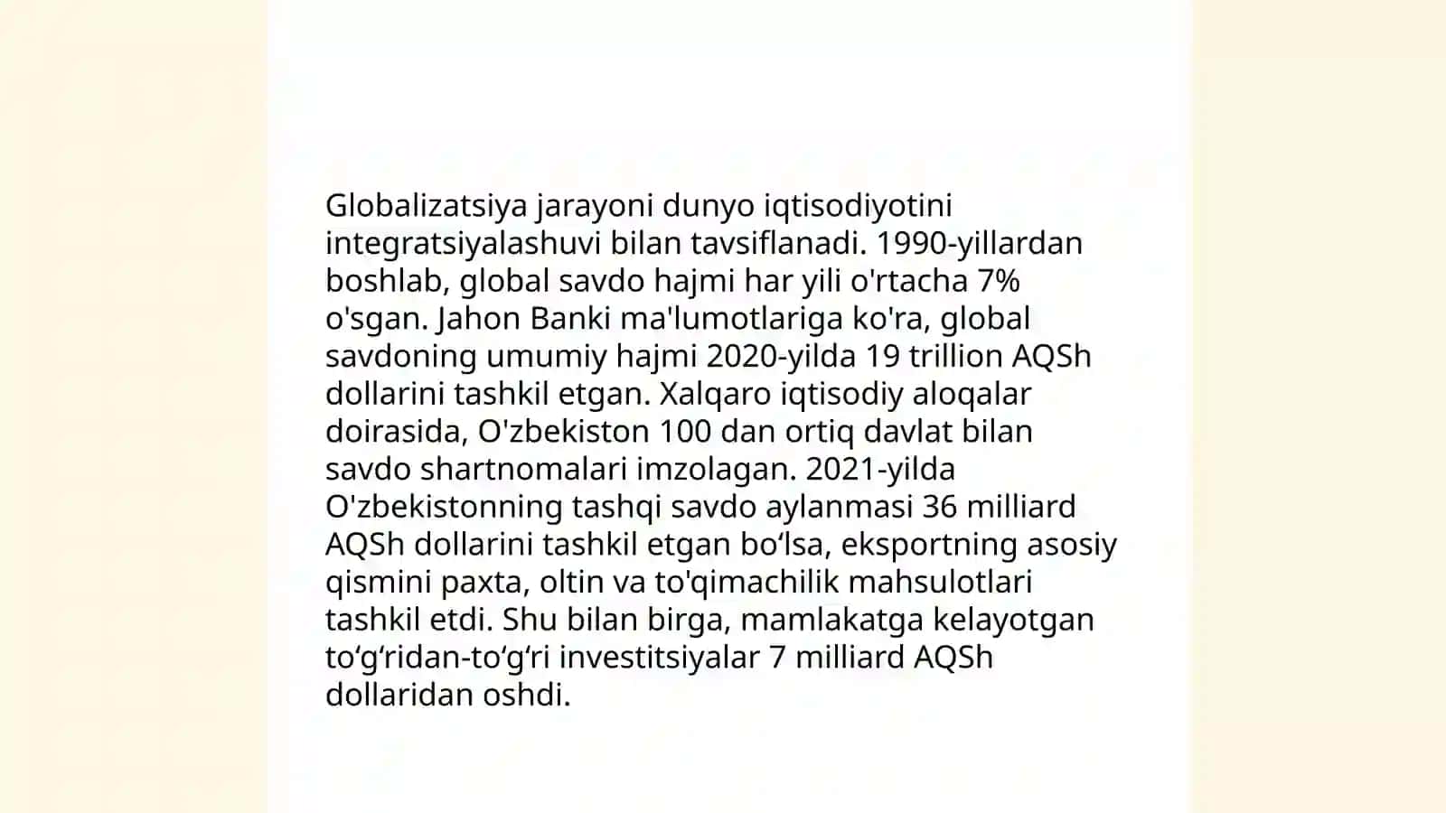 Jahon Iqtisodiyoti 4