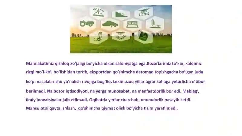 O'zbekistonda qishloq xo'jaligi 4