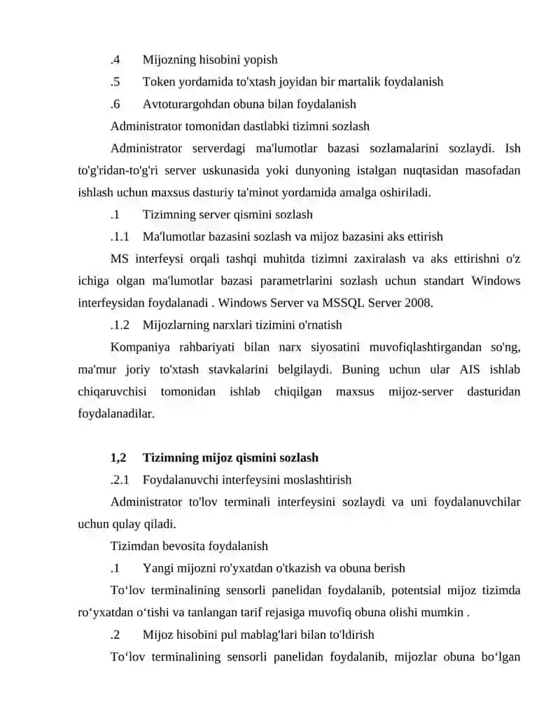 Tizim tahlili va talablar tahlili 4