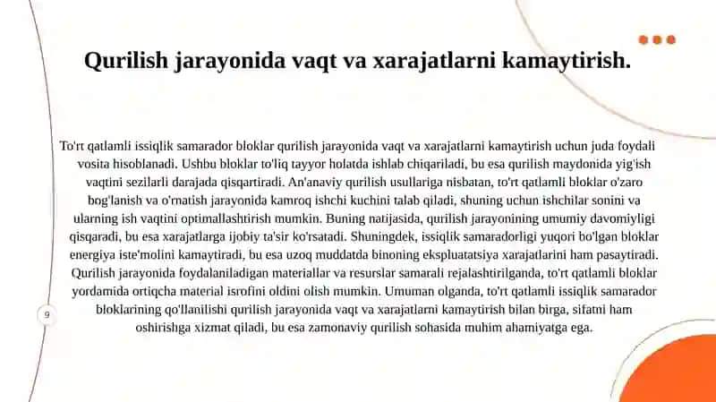 To'rtqatlamli issiqlik samarador bloklar 4