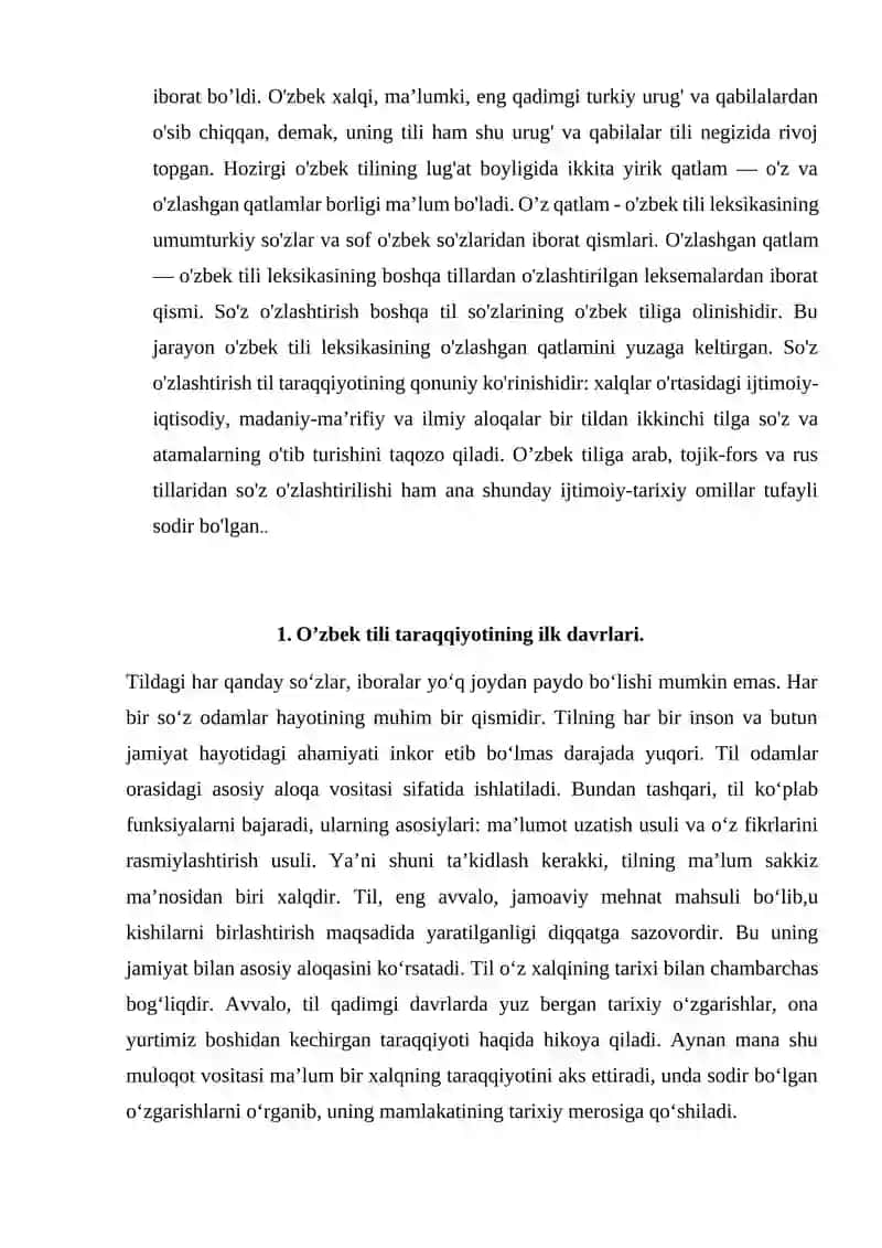 Til taraqqiyotining xalq tarixi bilan bog’liqligi 4