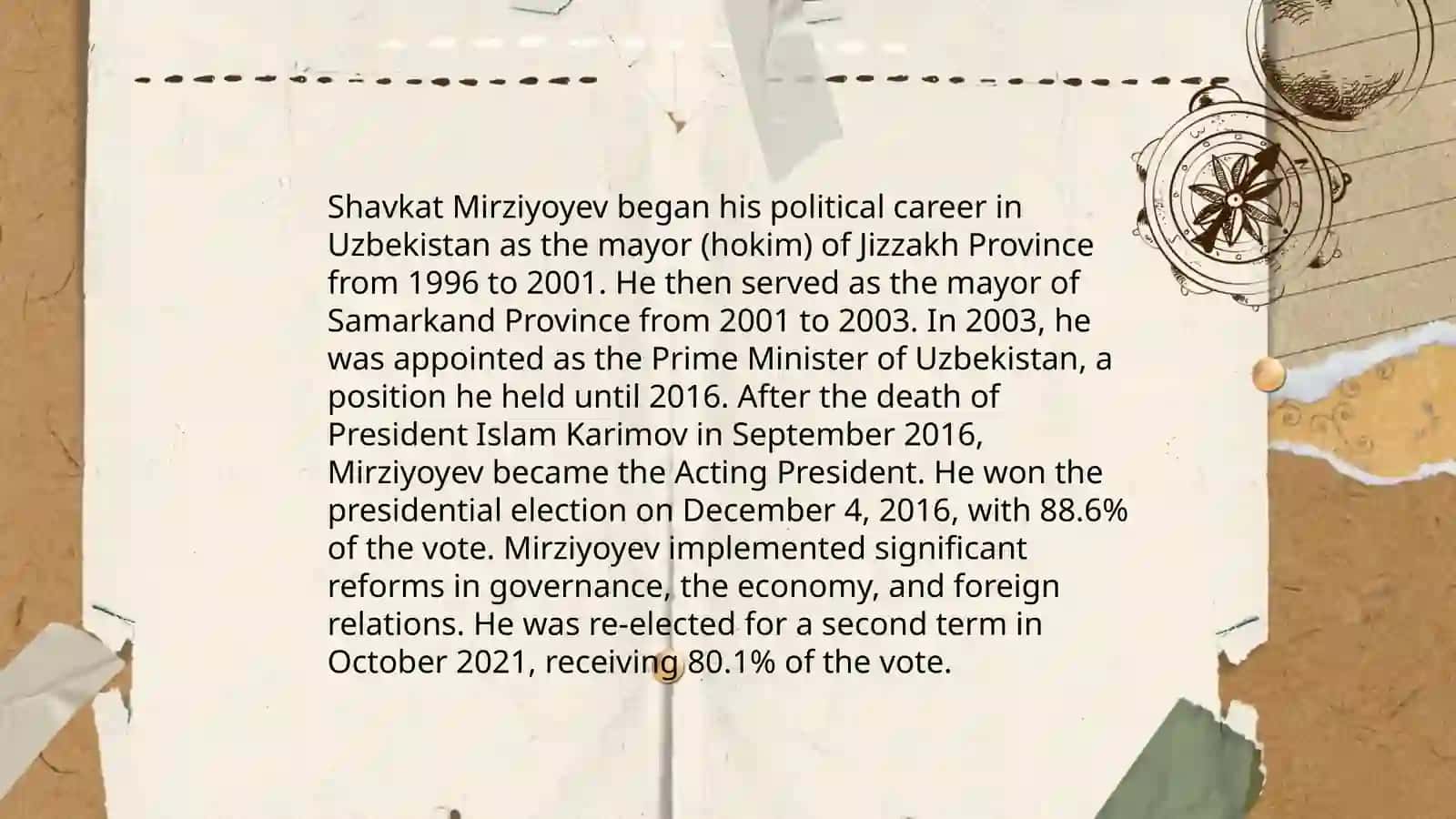 Shavkat Mirziyoyev's Early Life and Education 4