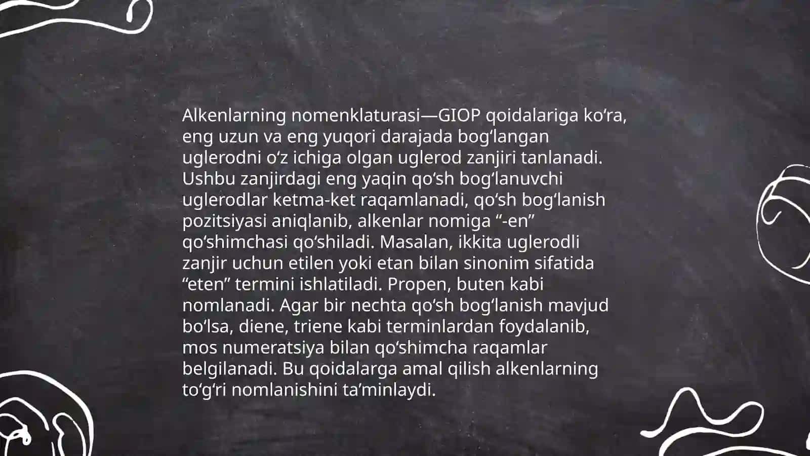 Alkenlar va ularning xalk xo'jaligida qo'llanishi 4