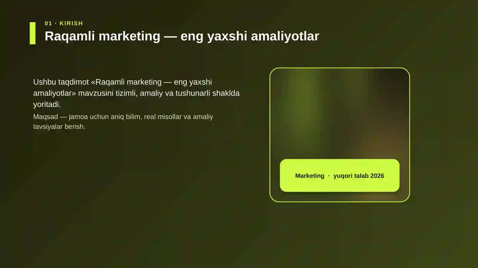 Raqamli marketing — eng yaxshi amaliyotlar 4