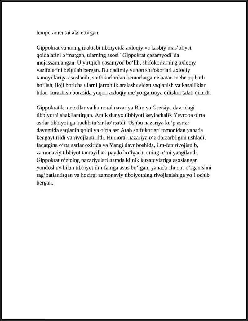 Gippokratik metodlar va humoral nazariya 4