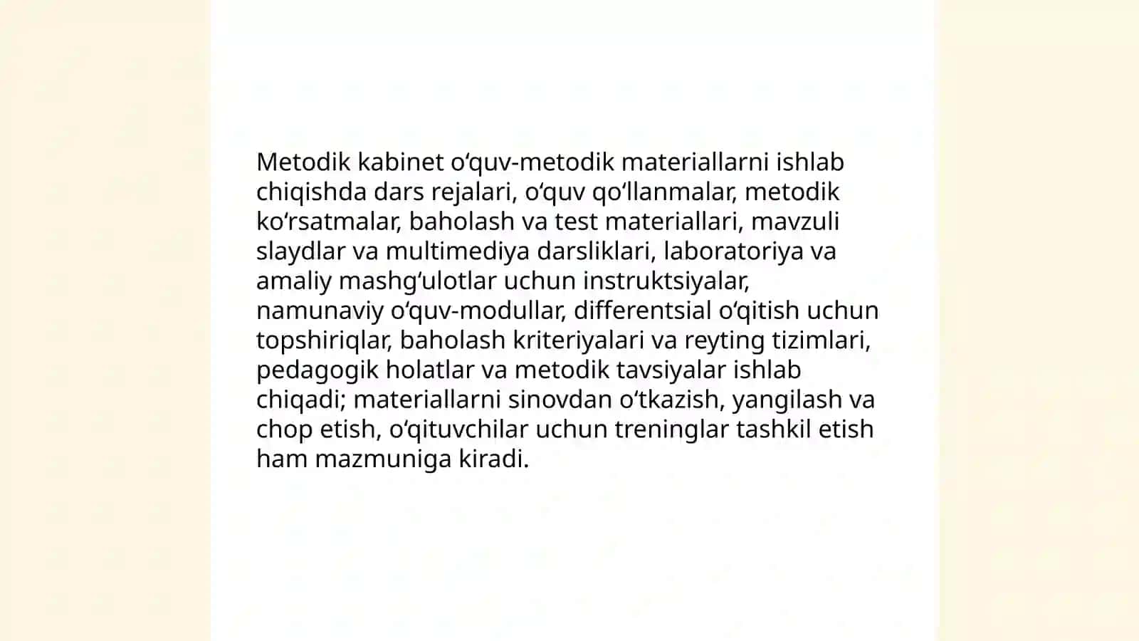Metodik kabinet ishining mazmuni va asosiy shakllari 4