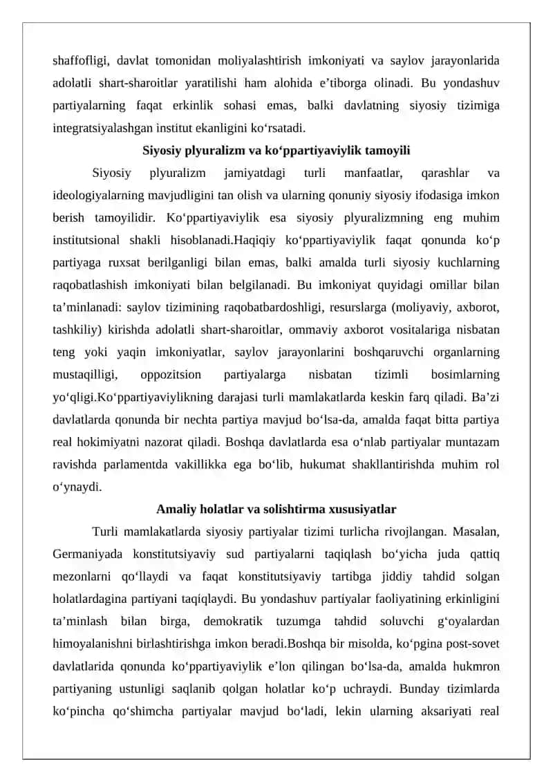 Siyosiy partiyalar faoliyatini takomillashtirish 4