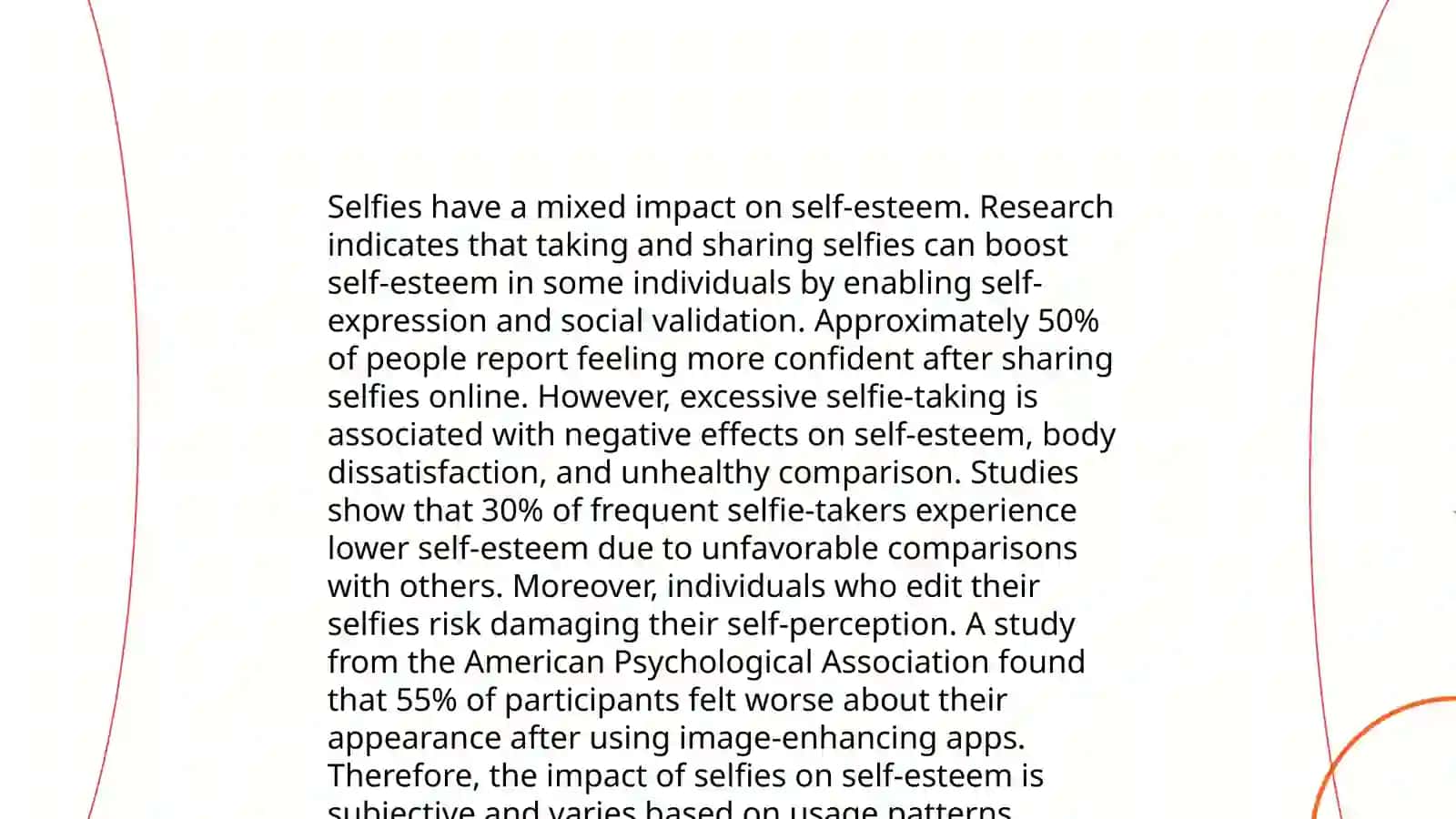 The selfie 4