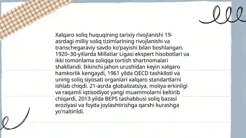 Xalqaro soliqqa tortishning nazariy asoslari 4
