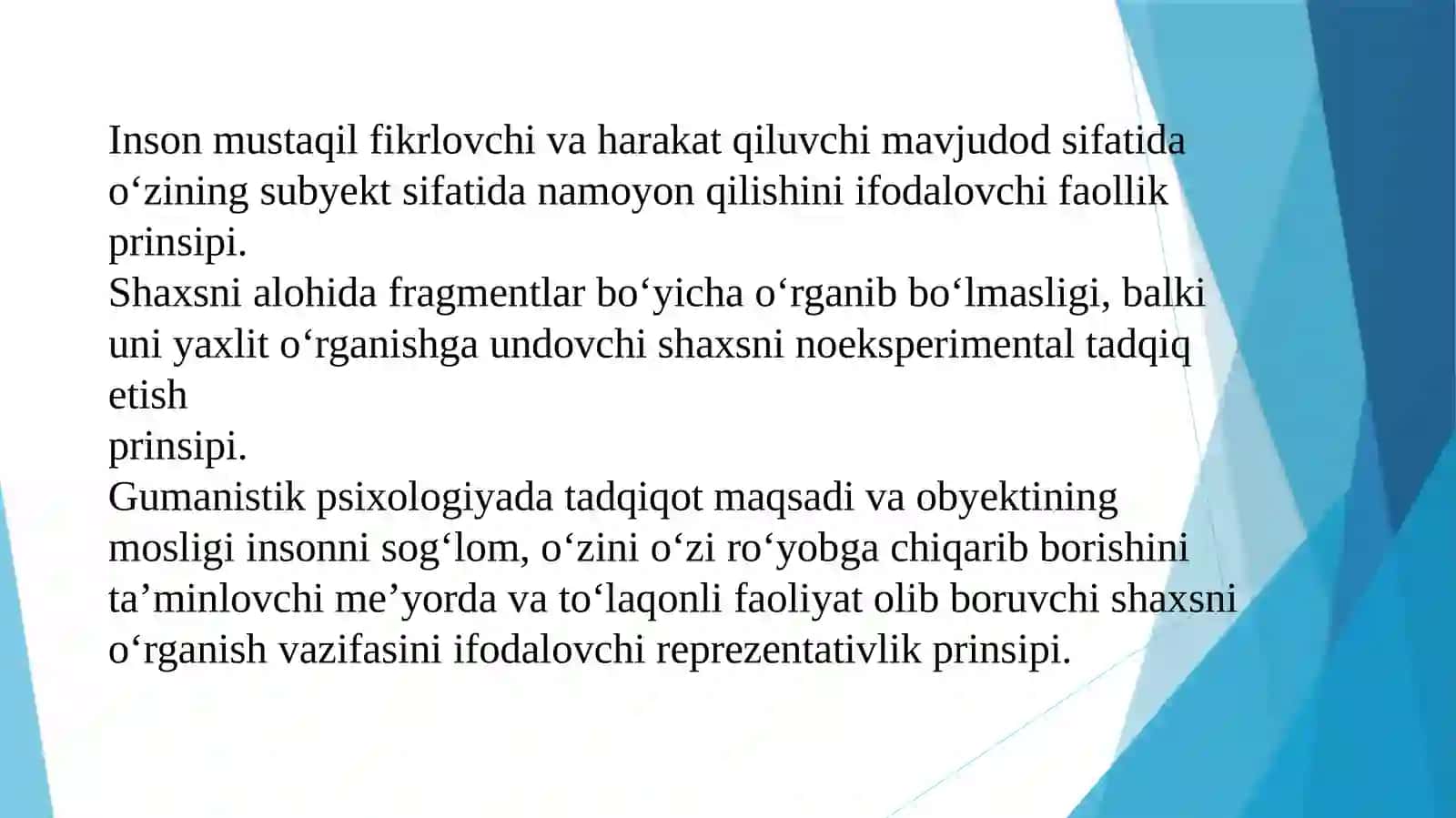 Gumanistik psixologiyada shaxs 4
