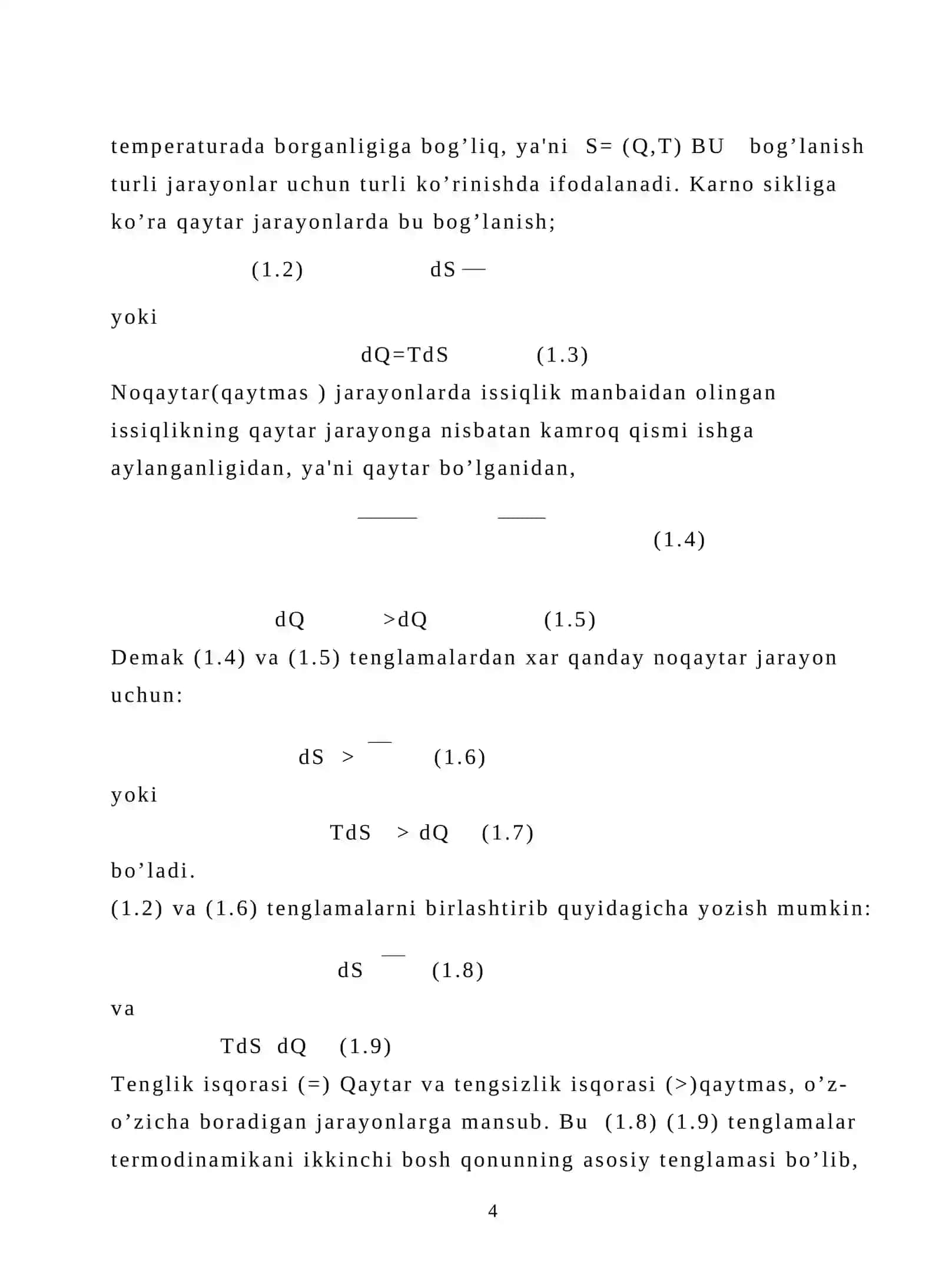 QAYTMAS JARAYONLAR. ONZAGER NAZARIYASI 4