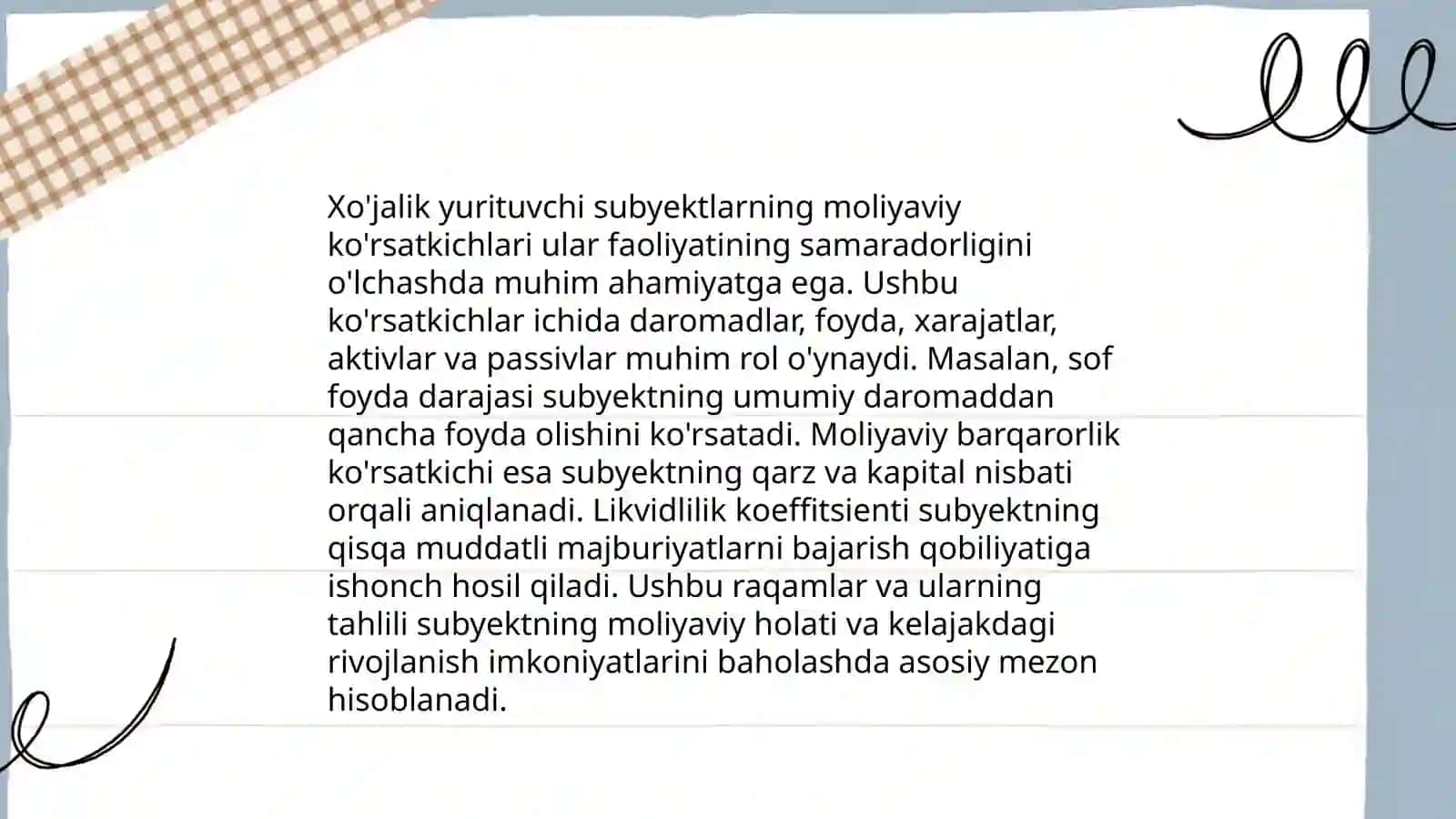 Moliyaviy barqarorlik tushunchasi va uning mazmuni 4