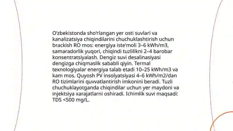 O'zbekiston sharoitida sho'r suv manbalari 4