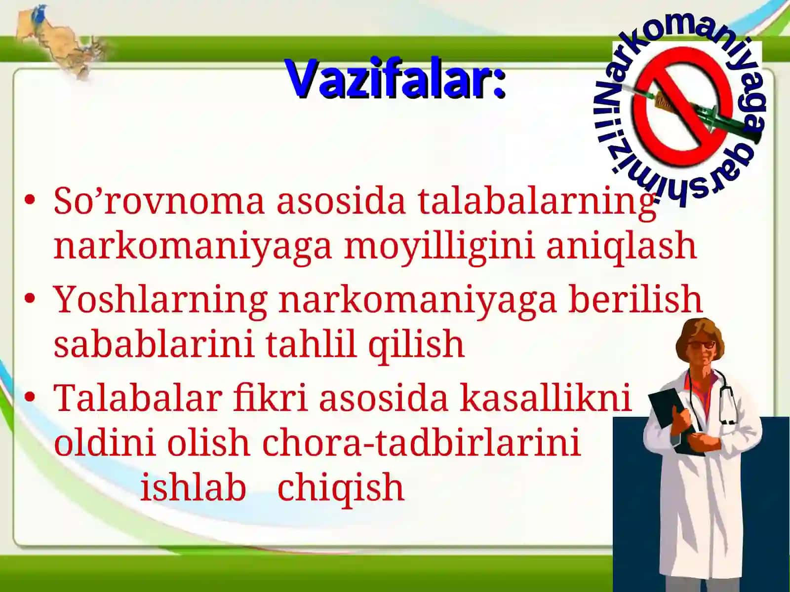 Yoshlar orasida narkomaniyaning oldini olish 4